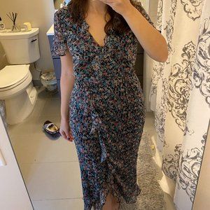 The East Order Floral Wrap Dress